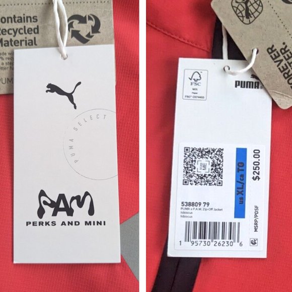 Puma P.A.M. Zip Up Jacket Size XL Athletic Outerwear Collaboration $250 NEW - Picture 8 of 16